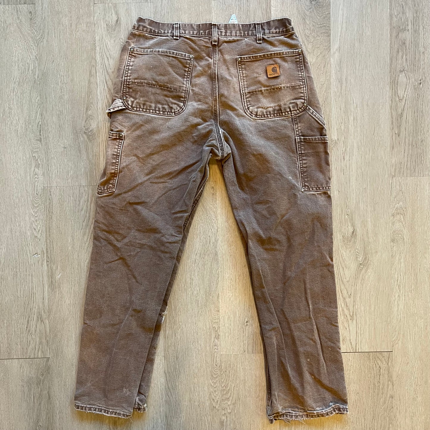 Vintage distressed Brown Carhartt Double Knee Carpenter Pants