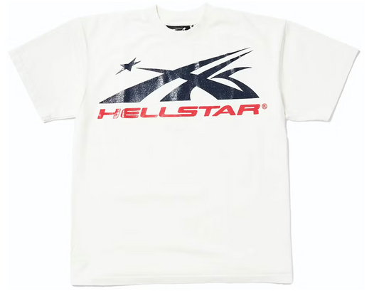 Hellstar Sport Logo Gel T-shirt White