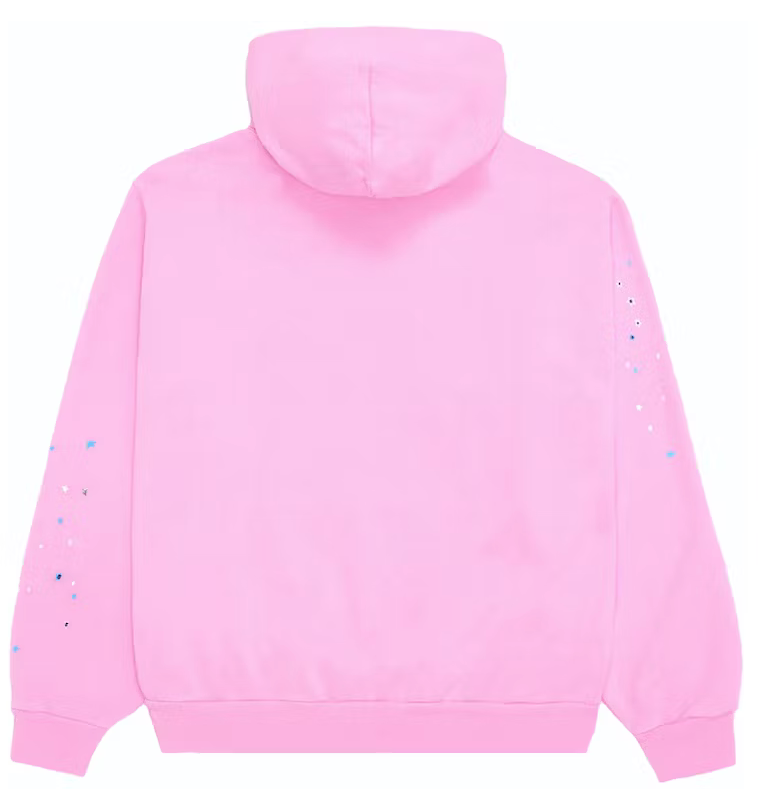 Sp5der OG Web Hoodie Pink