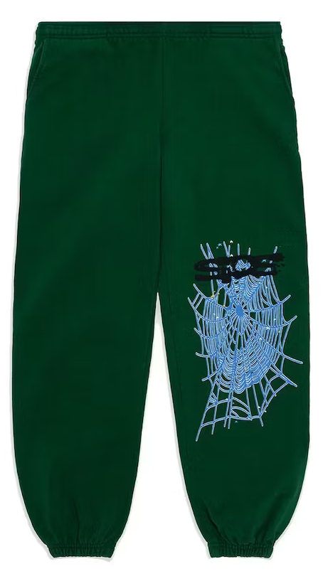 Sp5der Web Sweatpants Hunter Green