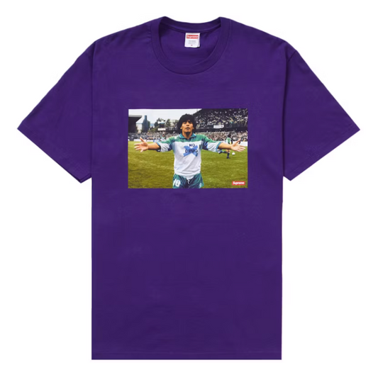 Supreme Maradona Tee Purple