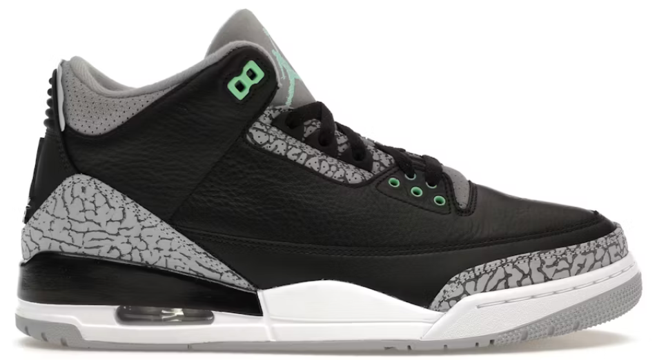 Jordan 3 Retro Green Glow