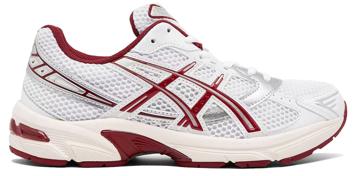 ASICS Gel-1130 White Red Dahlia (Women's)