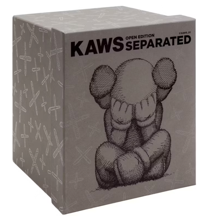 KAWS Separated Vinyl Figure Brown