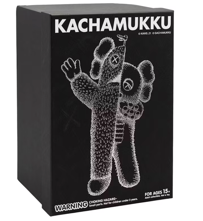 KAWS KACHAMUKKU Vinyl Figure Black