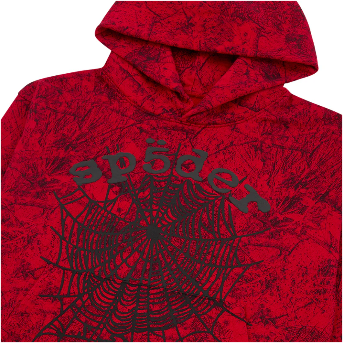 Sp5der OG Red Tree camo Hoodie