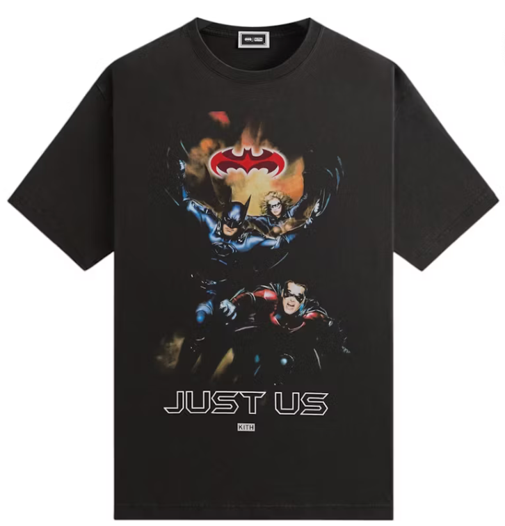 Kith x Batman Just Us Vintage Tee Black