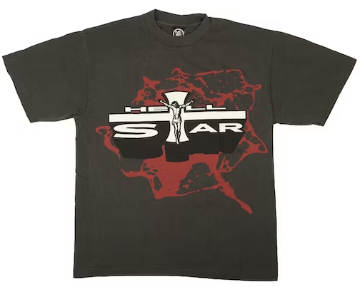 Hellstar Jesus Emblem T-shirt Black
