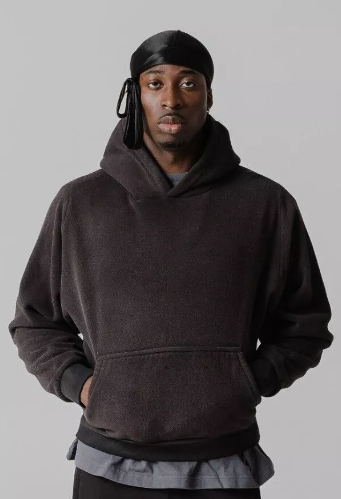 Yeezy Gap Polar Fleece Zip up Hoodie Black