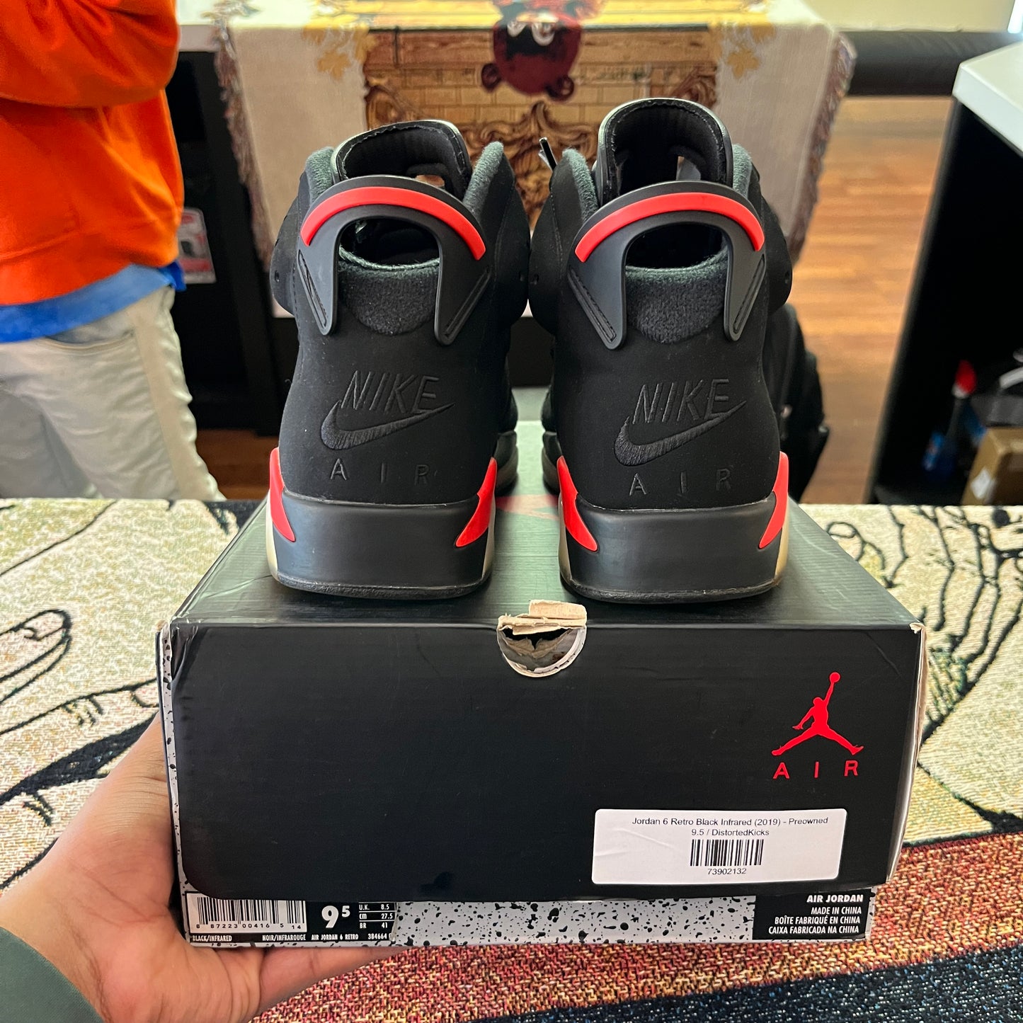 Jordan 6 Retro Black Infrared (2019) - Preloved