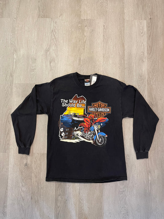 Harley Davidson Central Maine Vintage T-Shirt
